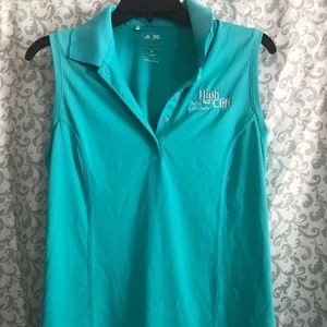 Adidas sleeveless golf polo